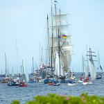 Windjammerparade zur Kieler Woche © Landeshauptstadt Kiel - Bodo Quante